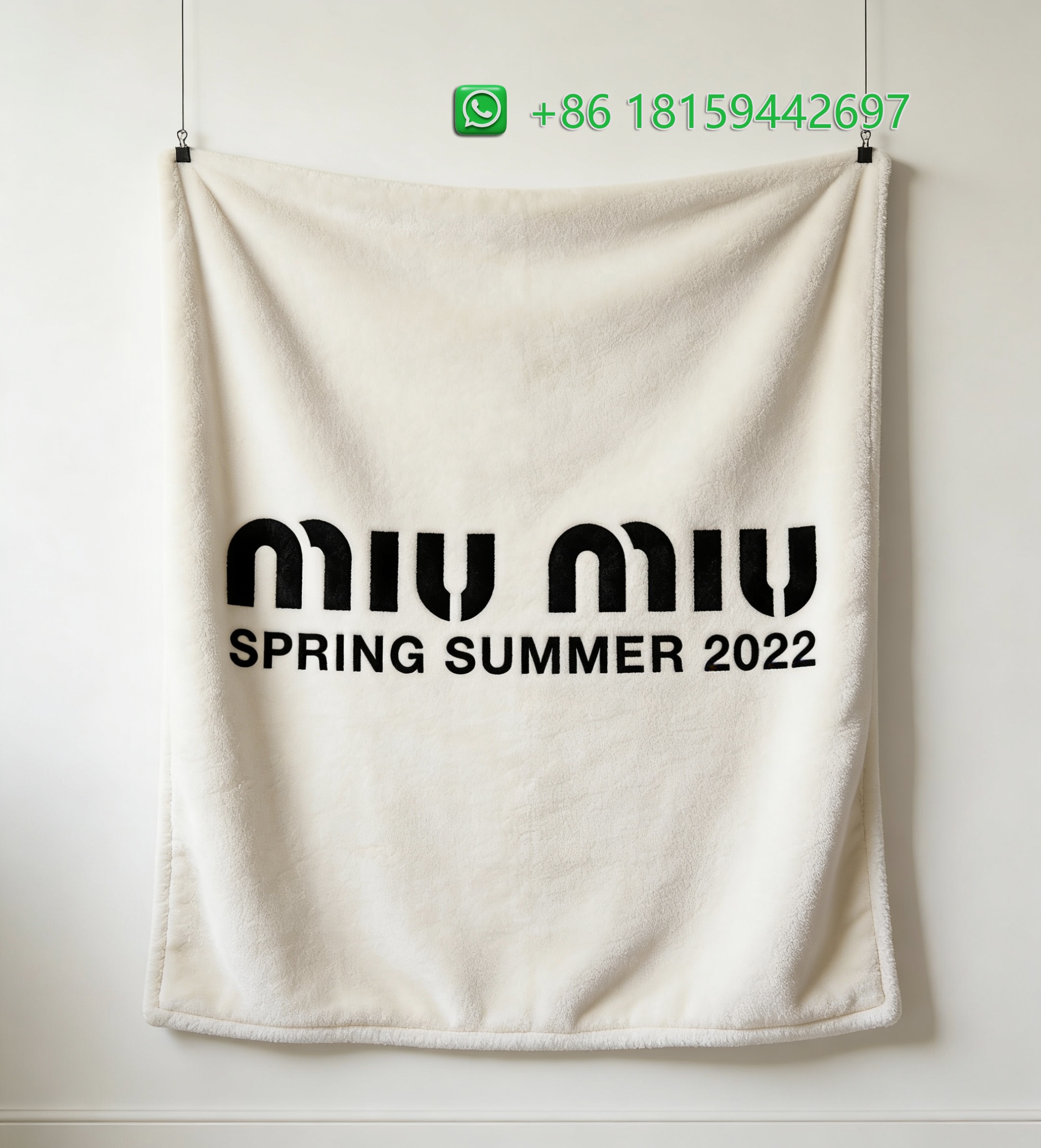 Miumiu Throw Blankets